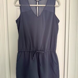Banana Republic Elegant Eggplant Romper